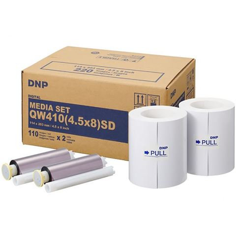 DNP Pabeier 220 Prints Standard SD 11X20 fir DP-QW410
