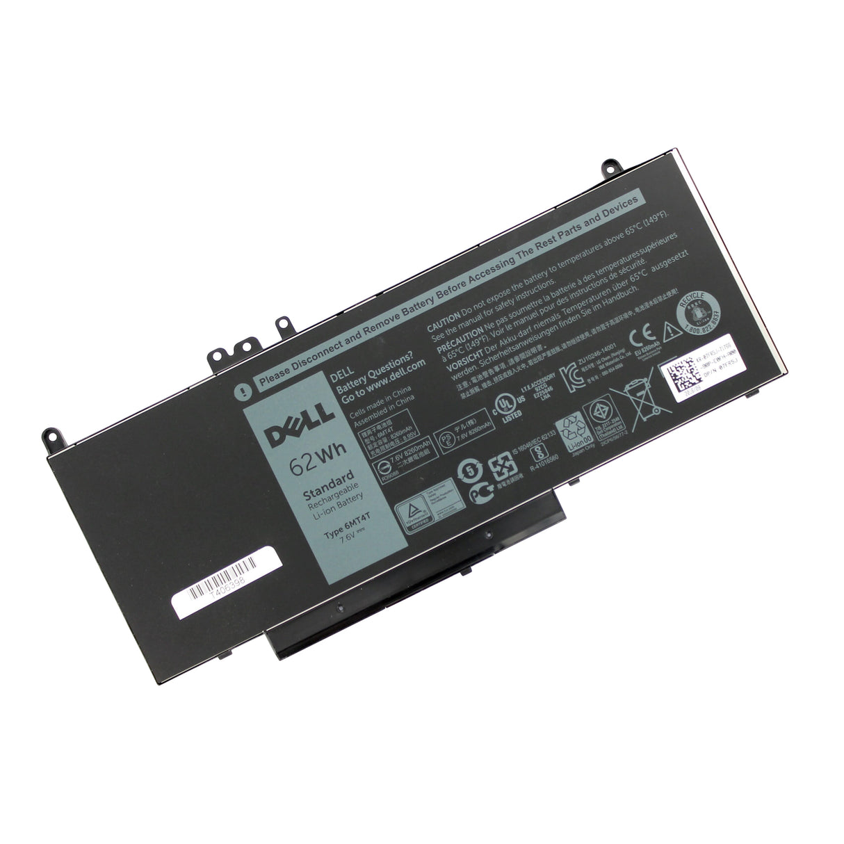 Baterie notebooku Dell 5580 mAh