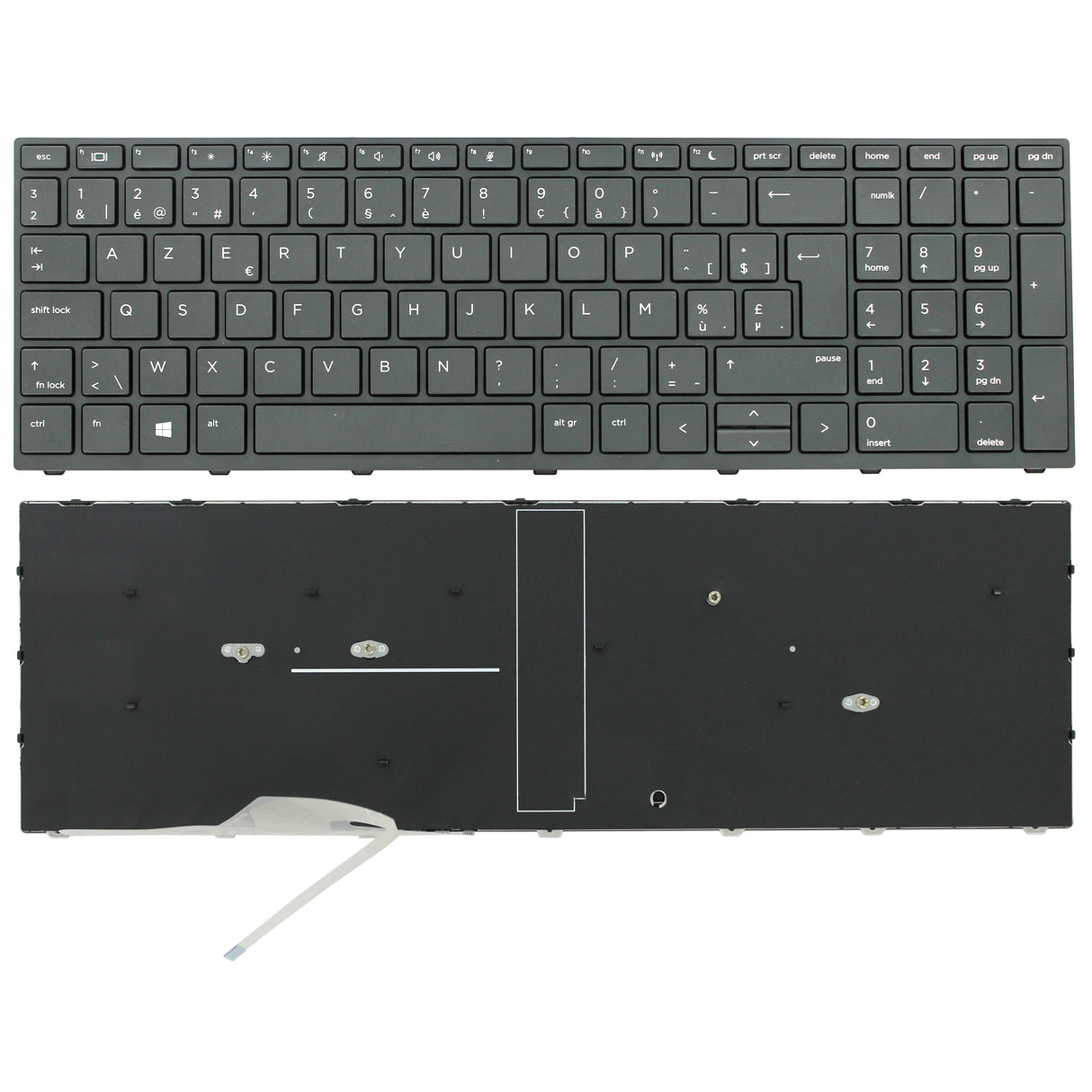HP notebook klávesnice azerty
