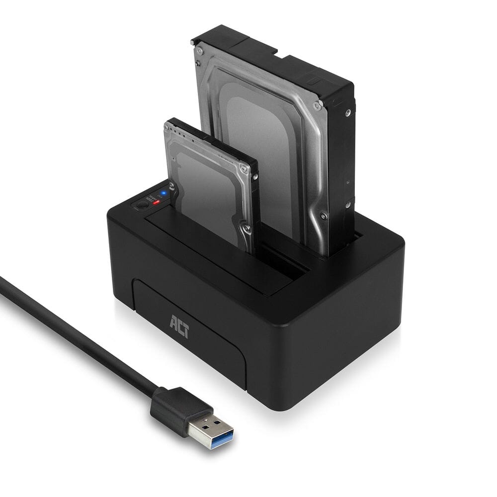 Akt 2.5 in 3,5 palčni Sata dvojni trdi disk Dock USB 3.2 Gen1