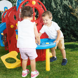 Dolu 7-in-1 hrací sada se snímkem a houpací modrou červenou