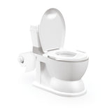 Dolu 2-in-1 XL Educational Plaspotje with flushing effect white gray