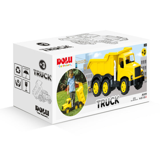 Dolu Truck Toy Truck 83 cm gul sort