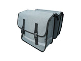 DRESCO DOUBLE BICYCLE BAG 36 litrů stříkané šedé