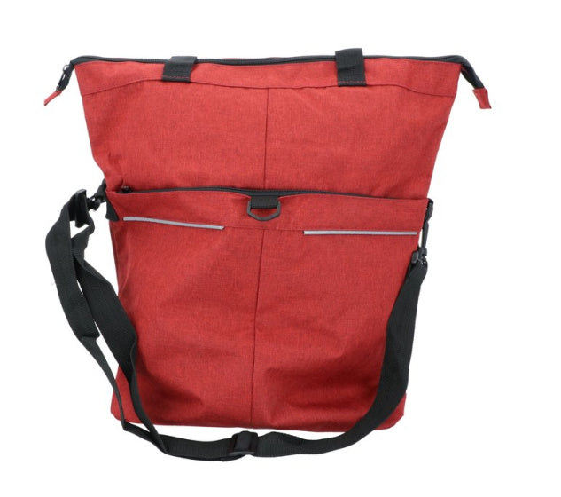 Dresco Single Bicycle Bag a Shopper 18 litru červené