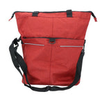 Dresco Single Bicycle Bag a Shopper 18 litru červené