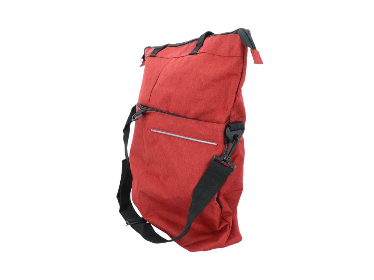 Dresco Single Bicycle Bag a Shopper 18 litru červené