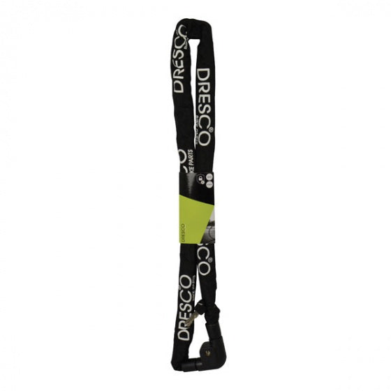 Dresco Chain Lock 150 cm x 10 mm jeklena poliestrska črna
