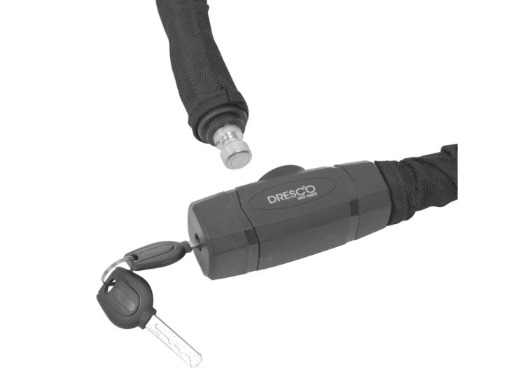 Dresco Paieserslot Cable 100 cm rustfritt stål 3-delt svart