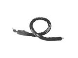 Dresco Paieserslot Cable 100 cm rustfritt stål 3-delt svart
