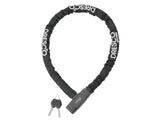 Dresco Paieserslot Cable 100 cm rustfritt stål 3-delt svart
