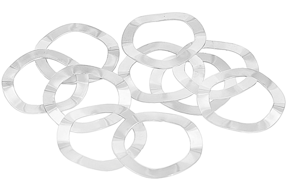 Räder Herstellung von Rädern MFG Wave Waschanlage Ringe 30mm ID 10 Teile
