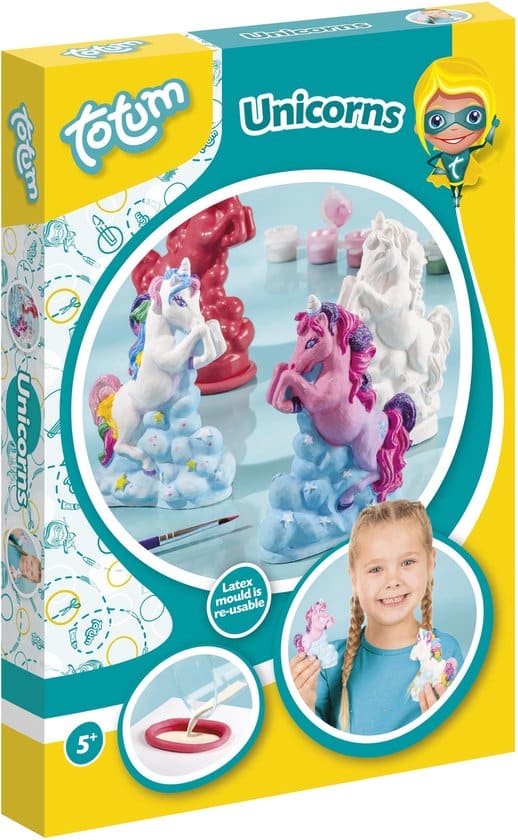 Totum plaster cast unicorns