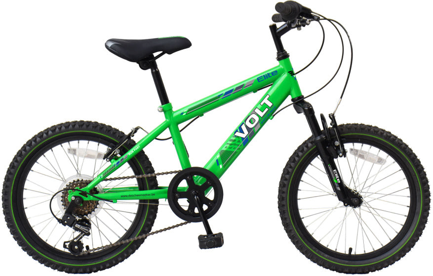 Elite Volt 18 inch 26 cm Boys 6V V-Brakes Green