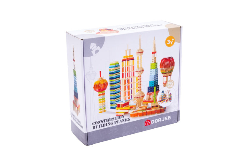 Stavební desky dorjee sady 200 kusů vícebarev