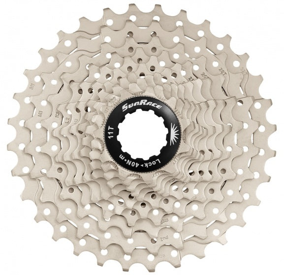 Sunrace CSRS3 Cassette 11 Speed ​​11-28T. Silver Metallic In Box