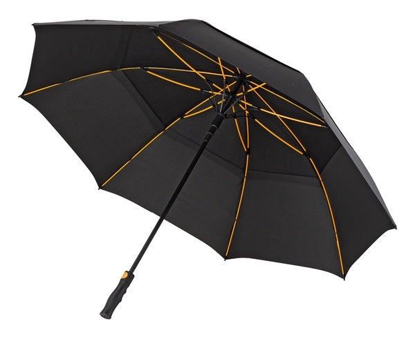 Falcone Golfparaplu windproof 130 cm polyester zwart
