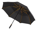 Falcone Golfparaplu windproof 130 cm polyester zwart