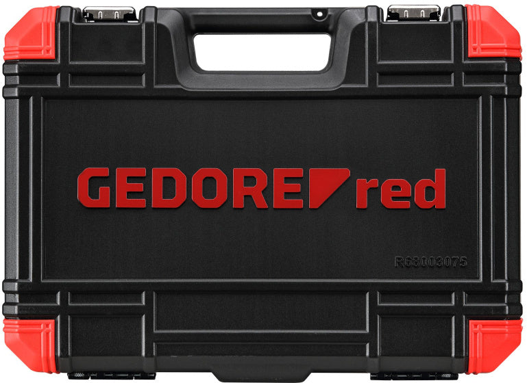 Gedore Red mounting set TX in suitcase 1 2 inch silver 75-piece
