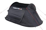 High Peak Vision 2.0 Tent pop-up 2 Personne 235 x 140 cm noir
