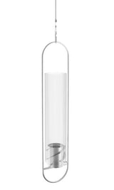 Höfats spin 120 atmosfære lanterne hængende 150 cm rustfrit stål sølv