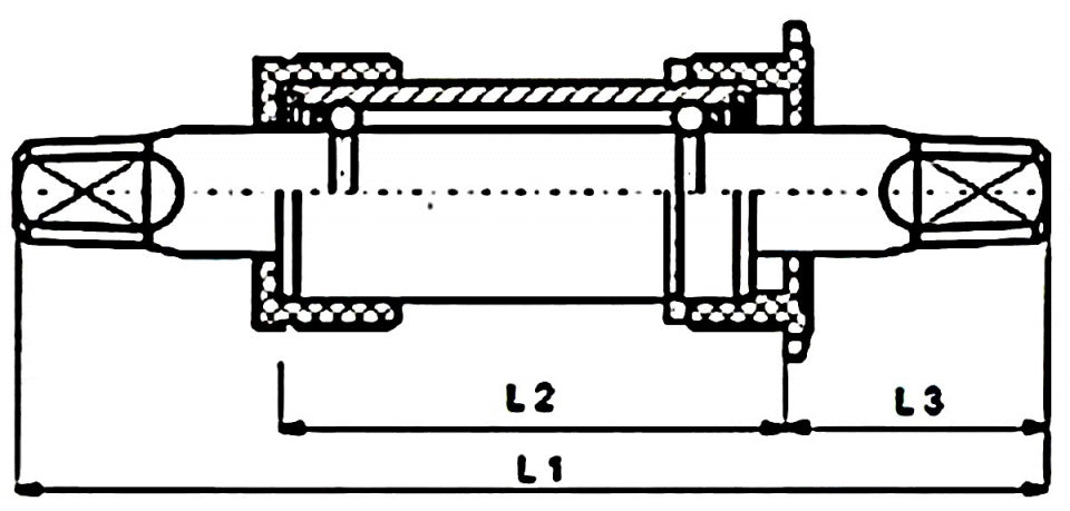 Spelare BSA 118 x 30 mm svart