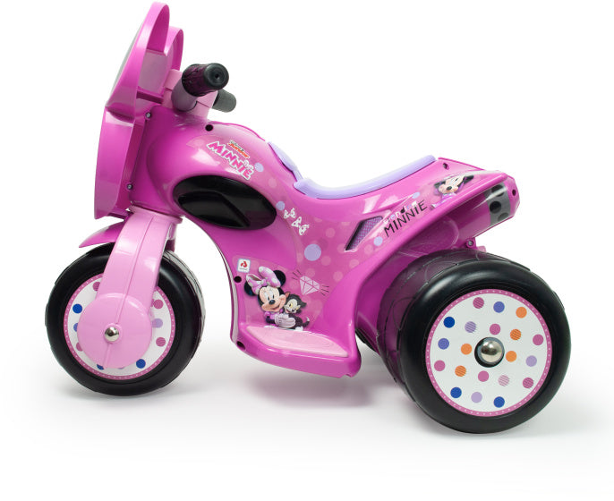 Infisa minnie miška samurai trimoto akumulatorsko vozilo 6V roza