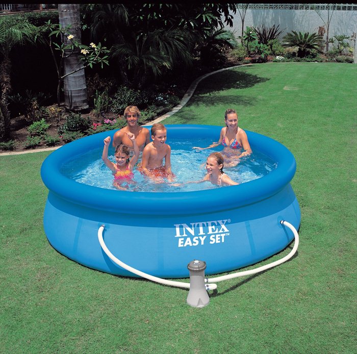 Intex Easy Set Swimming pool 305 x 76 cm-with 12-volt filter pump