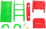 Jamara Funny Slide Junior 145 x 59 x 79 cm zeleno rdeča