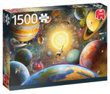 Jumbo Premium Floating in Exter Space Line Puzzle 1500 Pieces