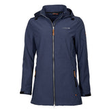 Življenjska linija Kya Softhell Parka Ladies temno modre velikosti 4xl