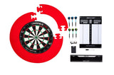 Longfield Darts Turnéier Daubel mat Accessoiren Red 8-Stéck