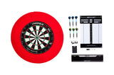 Longfield Darts Turnéier Daubel mat Accessoiren Red 8-Stéck