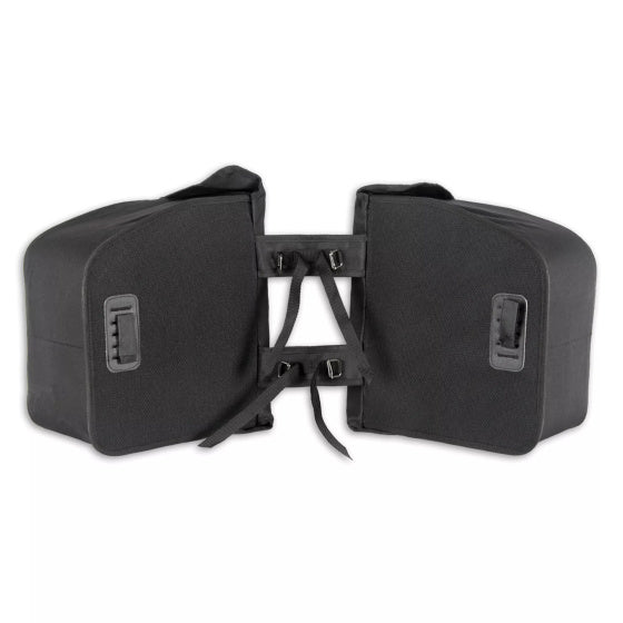 Lynx dobbelt cykelpose sort 35 liter