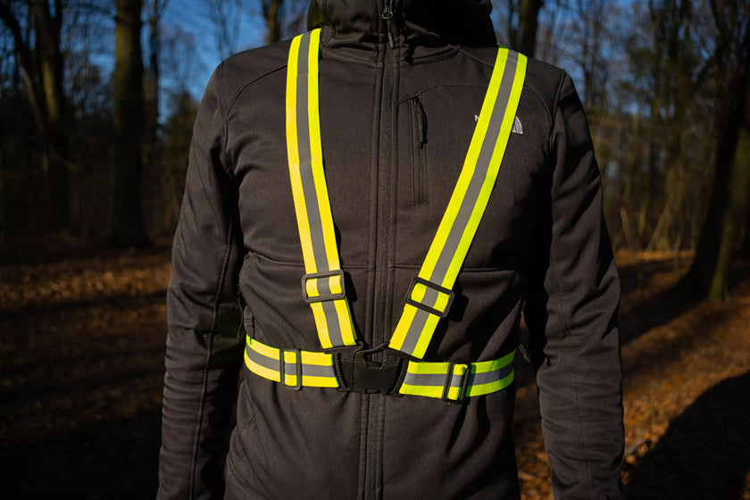 Refleksion harnas unisex sort størrelse af størrelse