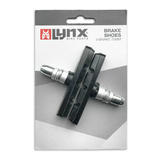Bremseklodser V-Brake 70 x 12,5 mm Sort 2 stykker