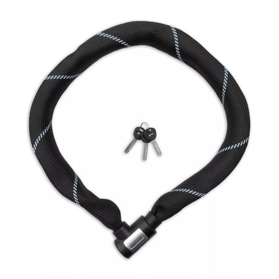 Lynx Chain Lock Art-2 110 cm x 8,3 mm nylonovertræk sort på kortet