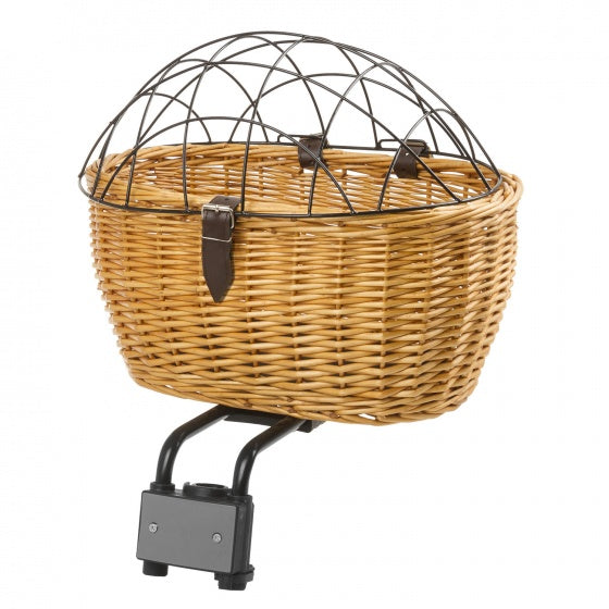M-wave ba cap dog basket handlebar+carrier confirmation brown