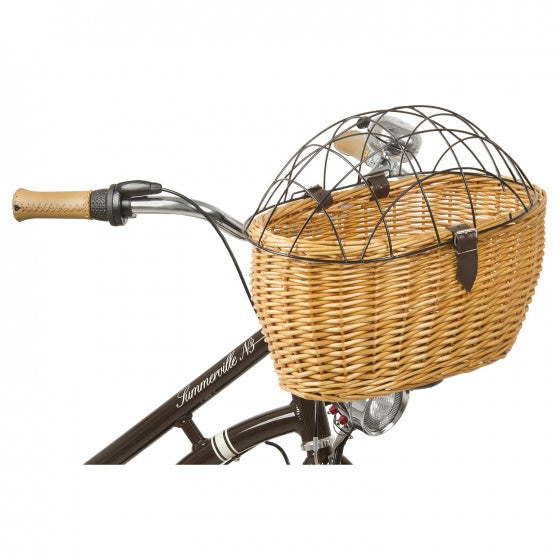 M-wave ba cap dog basket handlebar+carrier confirmation brown