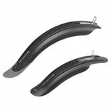 M-bølge mudguards sæt mudder max 12 18 tommer sort