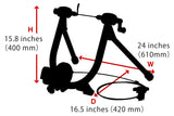 Minoura Trainer Liveride LR341 with steering switch