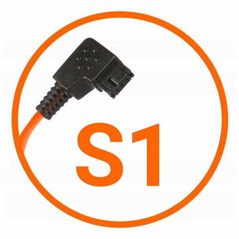 Cable de conexión de cámara de Miops Sony S1 Orange