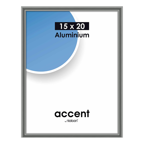 Nielsen Design Nielsen Fotorahmen 51325 Accent Stahlgrau 15x20 cm
