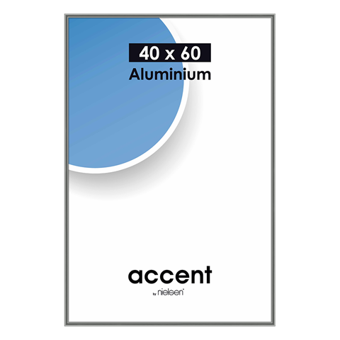 Nielsen Design Nielsen Fotorahmen 55125 Accent Stahlgrau 40x60 cm