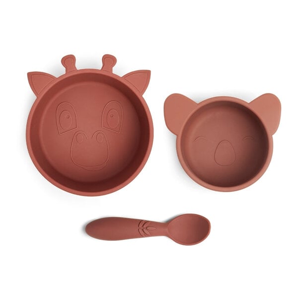 Nuuroo Nuuroo Eddy Silicone Dinner Set da 3 pacchetti