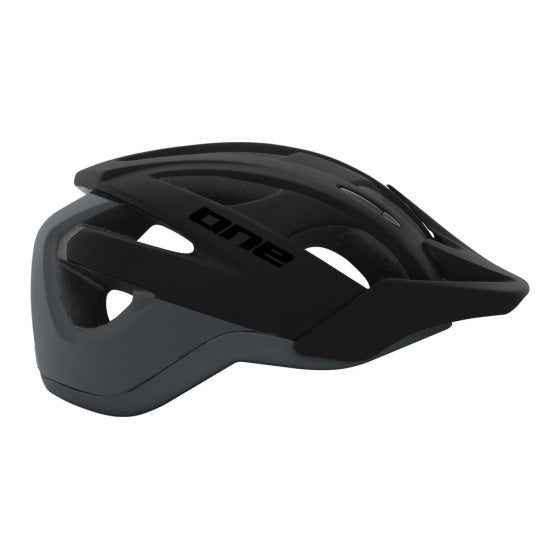One Trail Pro Bicycle Helmet mørkegrå sort størrelse L (58-61 cm)