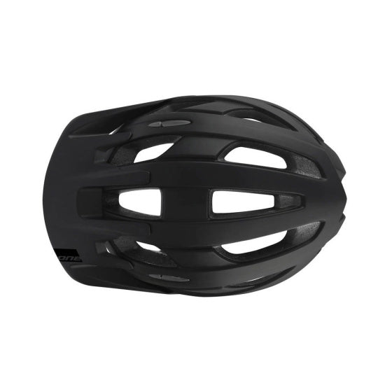 Een Trail Pro Vëlo ass Helm donkel gro schwaarz Gréisst m (55-58 cm)