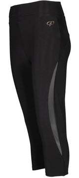 Papillon Capri 3 4 Sports Legging Ladies Black Velikost xxl