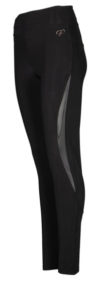 Papillon stramme sports legging damer sort størrelse m