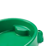 sandbox with lid turtle 115 x 83 cm green